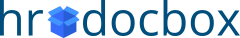 Blue hrdocbox.co.uk logo