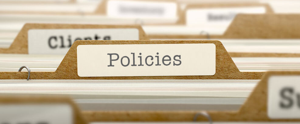 changes in personal information policy template